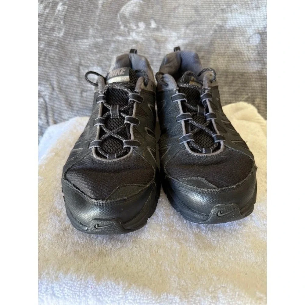 Nike Air Alvord 10‎ Mens Trail Running Shoes Black Metallic Dark Grey 443847-001